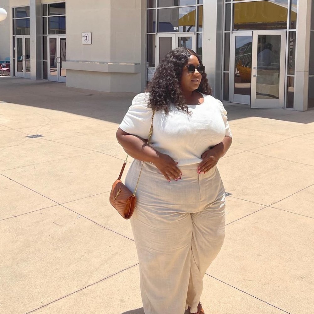 Tan Wide Leg Pant 5x